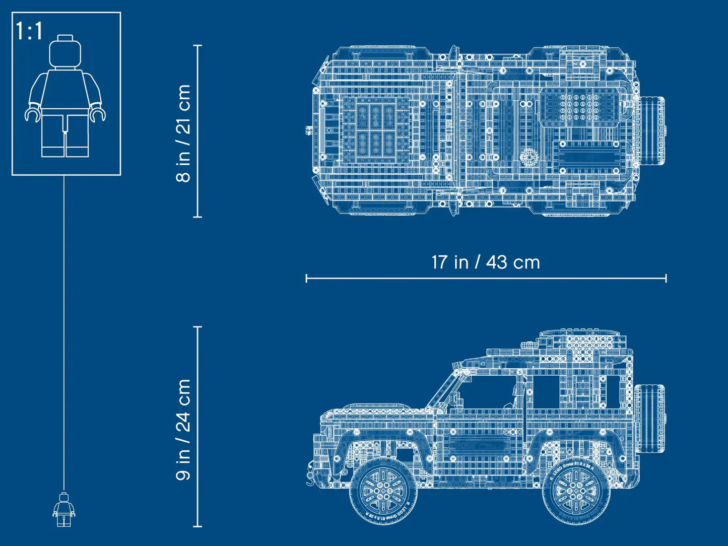 Land Rover Defender (2573 peças)