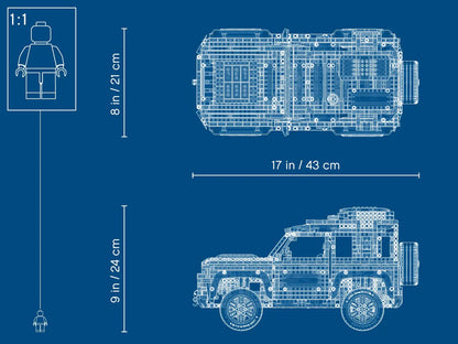 Land Rover Defender (2573 peças)